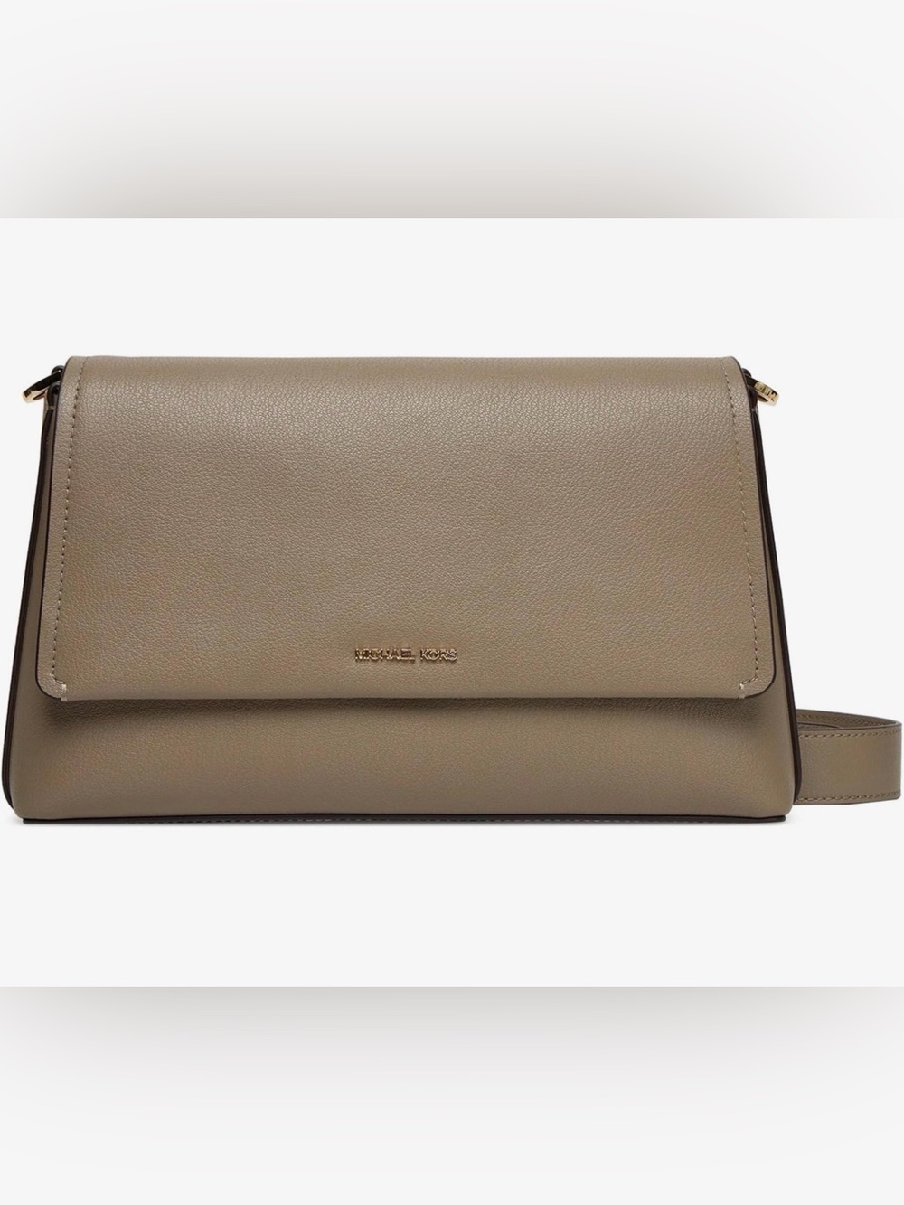 Michael Kors Nessa Large Messenger Bag, Birch/Taupe Bag
